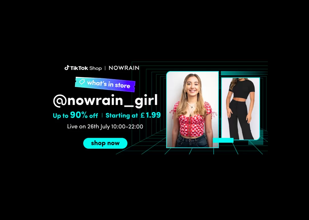 卖家故事｜TikTok Shop携手NOWRAIN打造跨境超级品牌日，成交额增长【142%】
