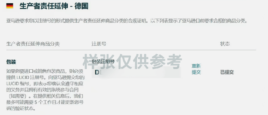 政策规则｜中风险！德国包装法注册号核验失败将停止销售 2022年7月1日生效