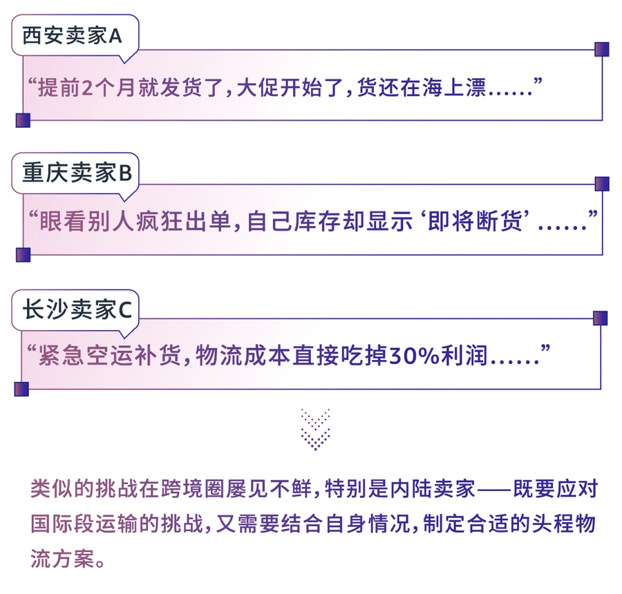 物流动态｜内陆卖家破解物流难题 时效提升【30%】