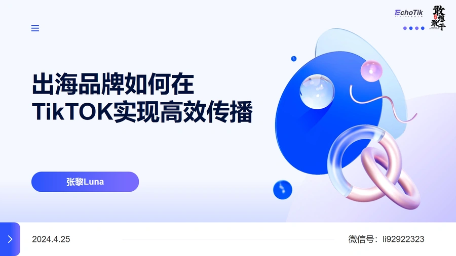 2024年TikTok高效传播策略与品牌出海实战指南-28页