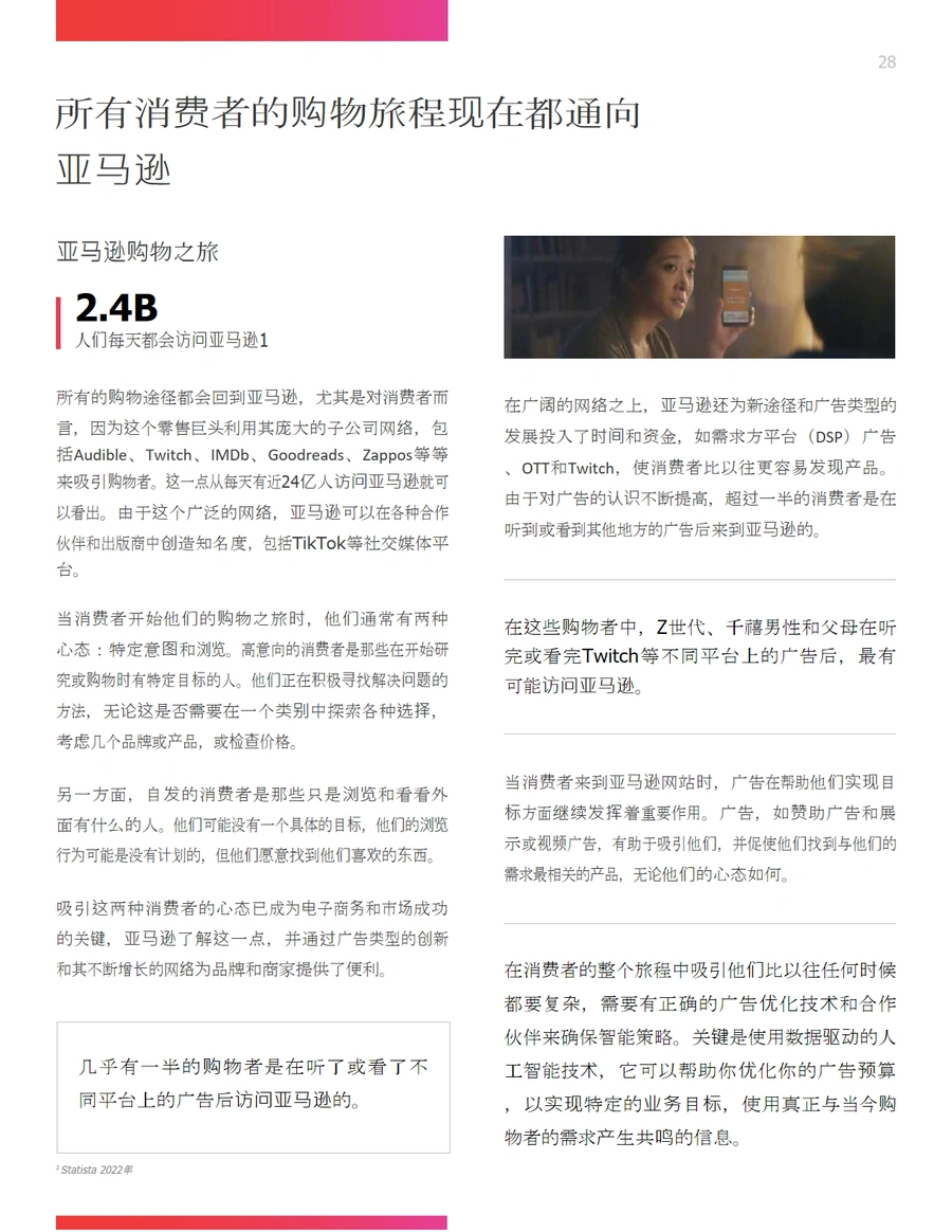 2022年亚马逊消费者行为报告-文章场景图