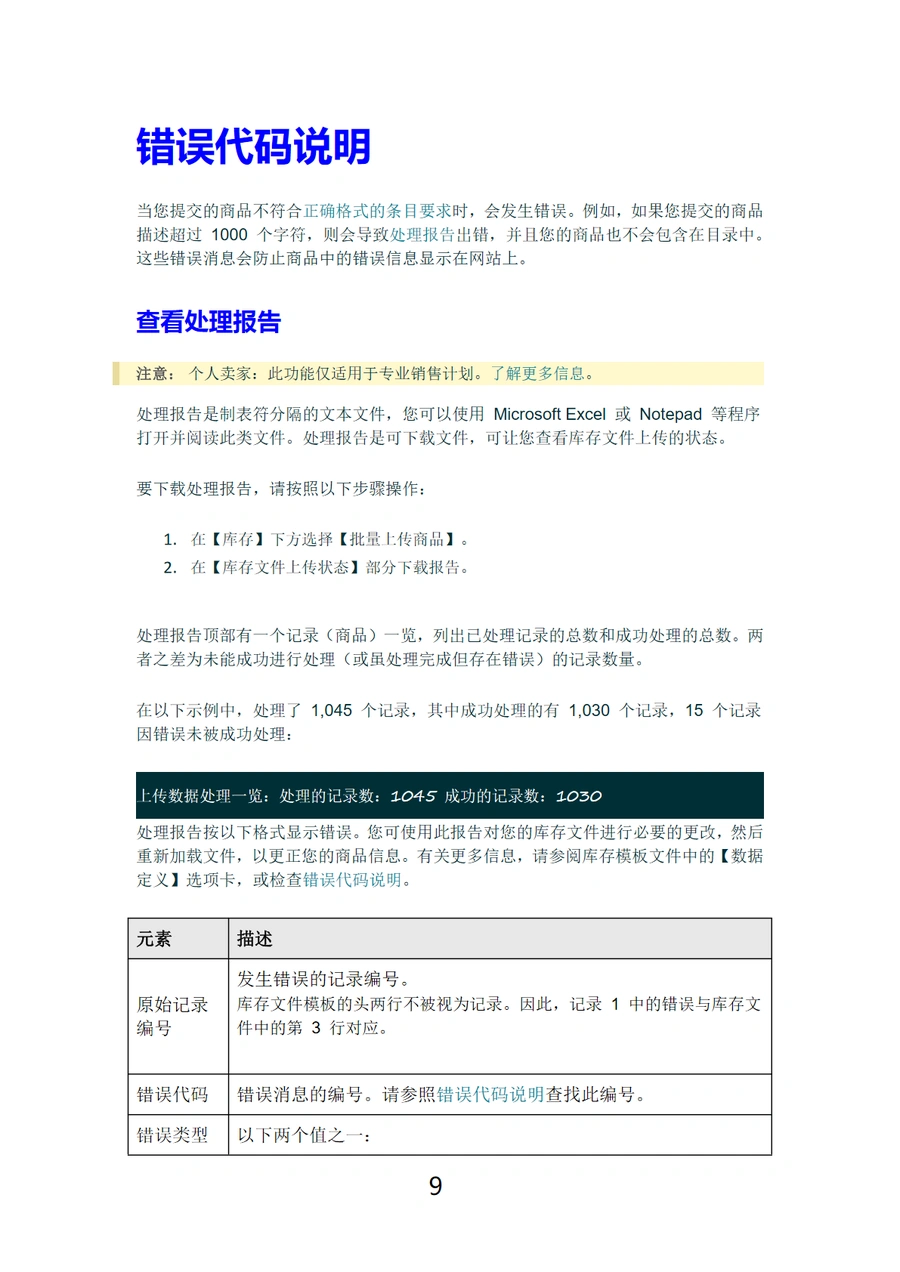 2023年亚马逊错误代码说明解决汇总-文章简介图