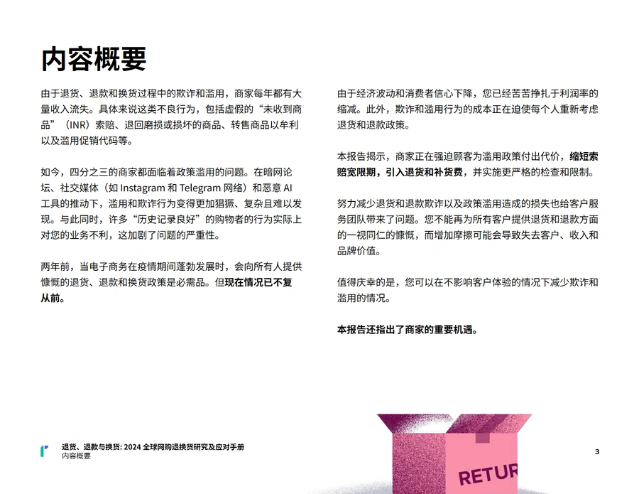 2024全球网购退换货研究及应对手册-文章简介图