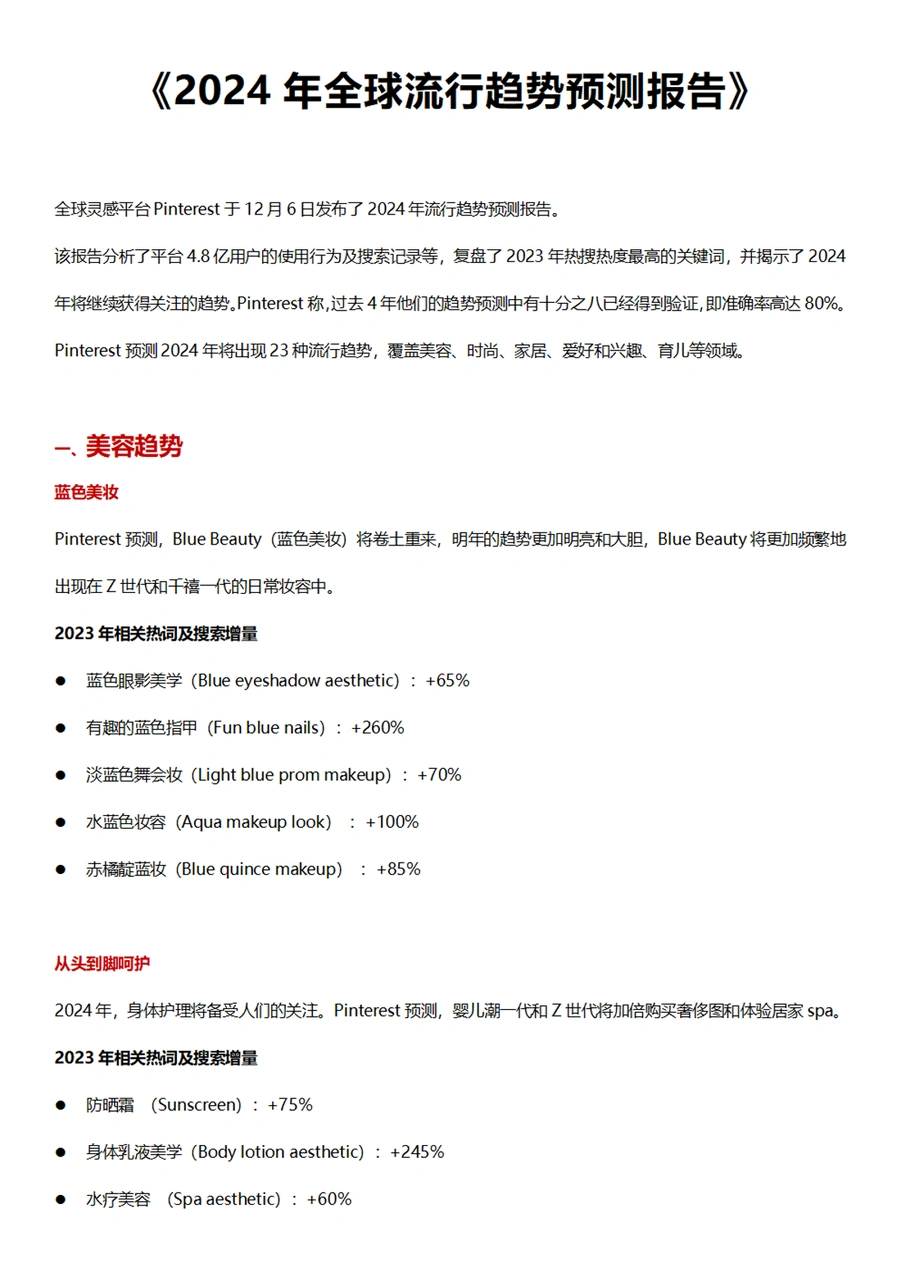 2024年亚马逊流行趋势预测报告-11页