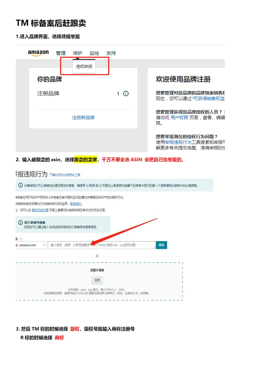 TM标备案后赶跟卖实操指南-3页