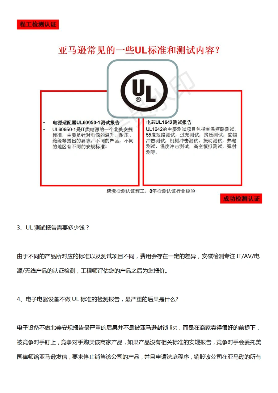 亚马逊UL报告办理指南与UL认证区别解析-文章场景图