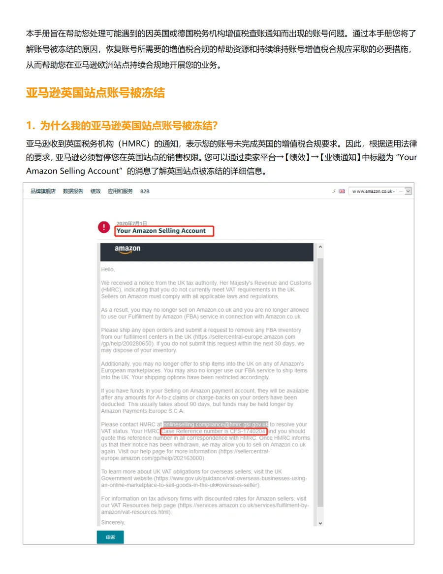 亚马逊欧洲站点账号冻结解决方案（税务问题）-文章简介图