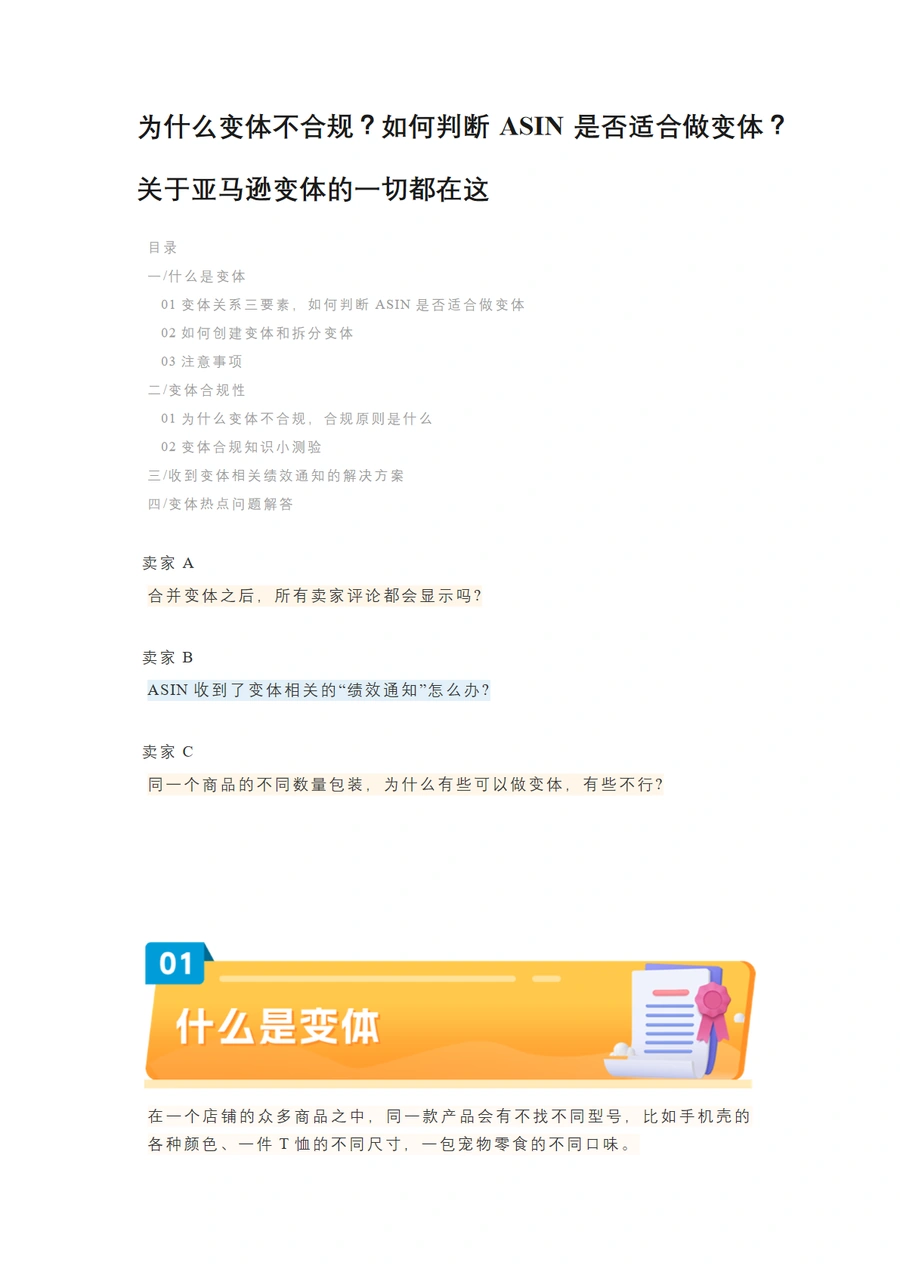 亚马逊变体合规指南与实操手册-13页