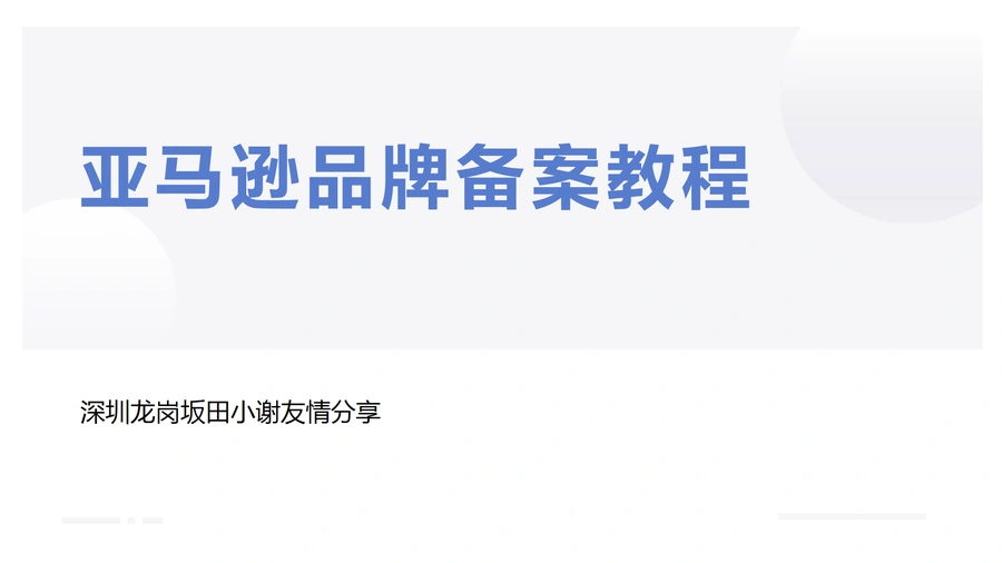 亚马逊品牌备案全流程指南（含发票模板）-8页