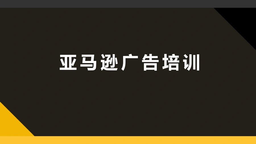 亚马逊广告优化与投放策略指南-22页