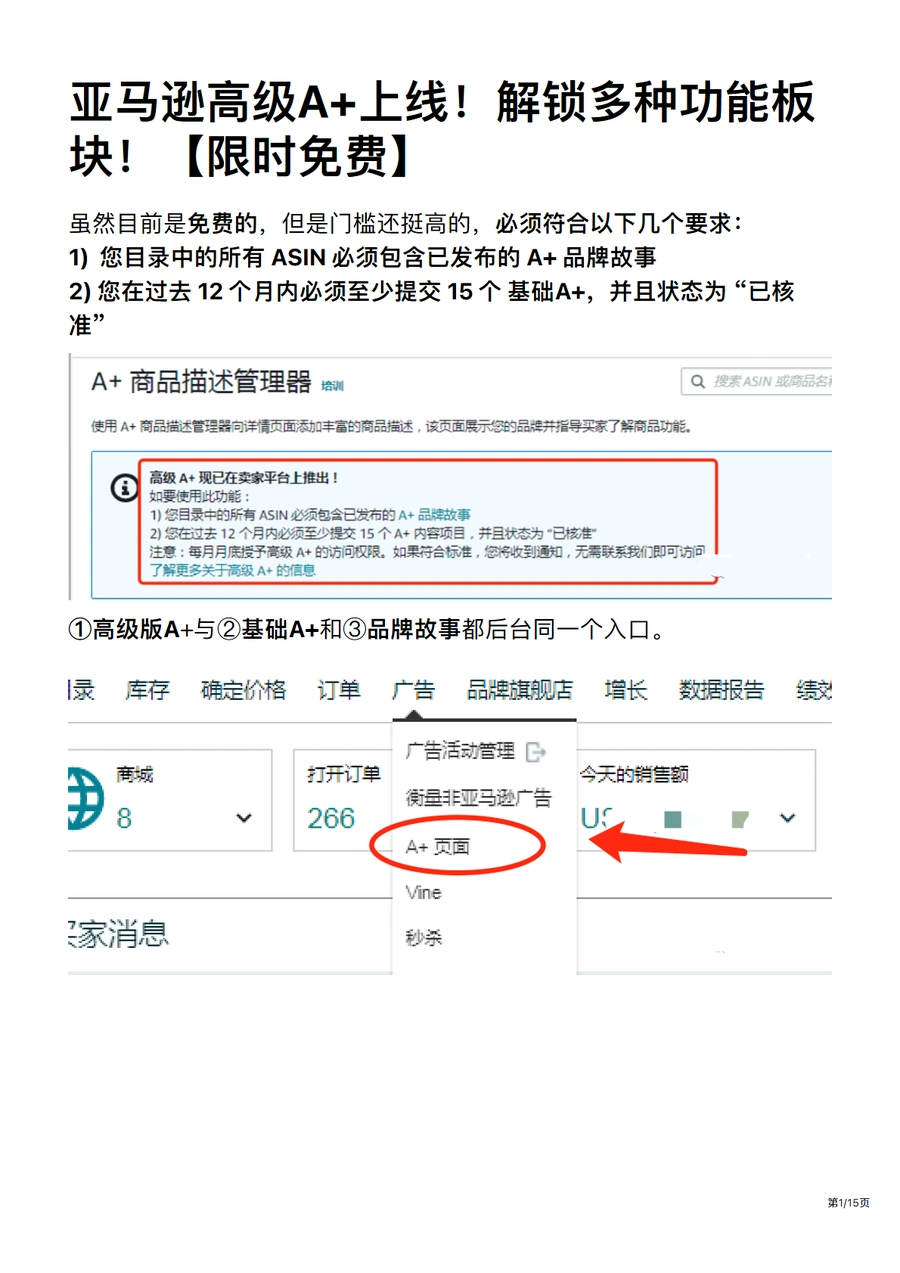 亚马逊高级A+功能详解与实战指南-9页