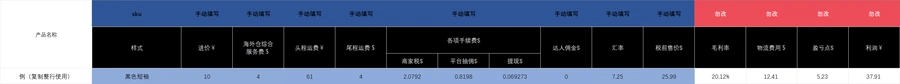 TikTok美区定价策略与成本核算表-文章简介图