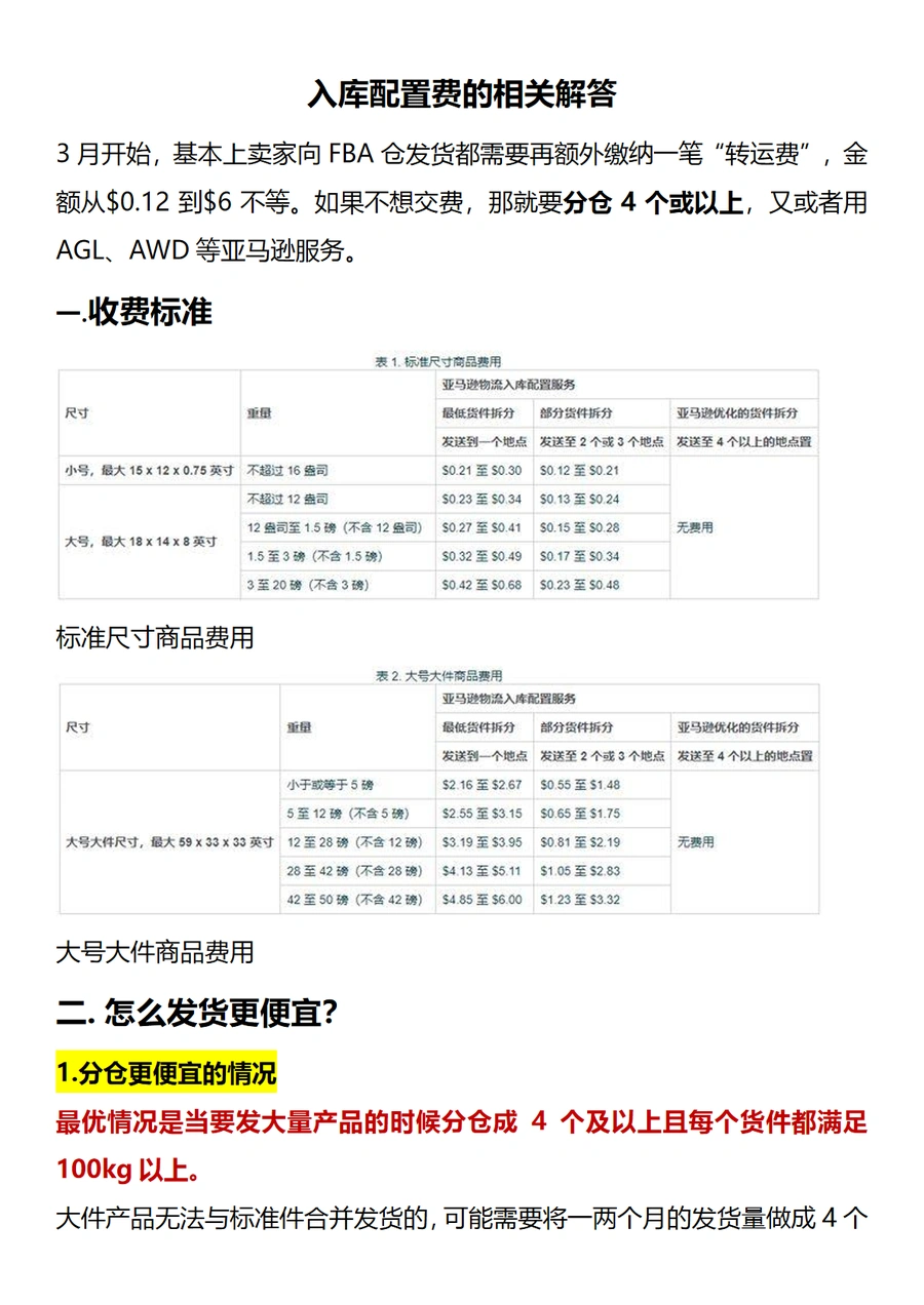 亚马逊FBA入库配置费优化指南-7页