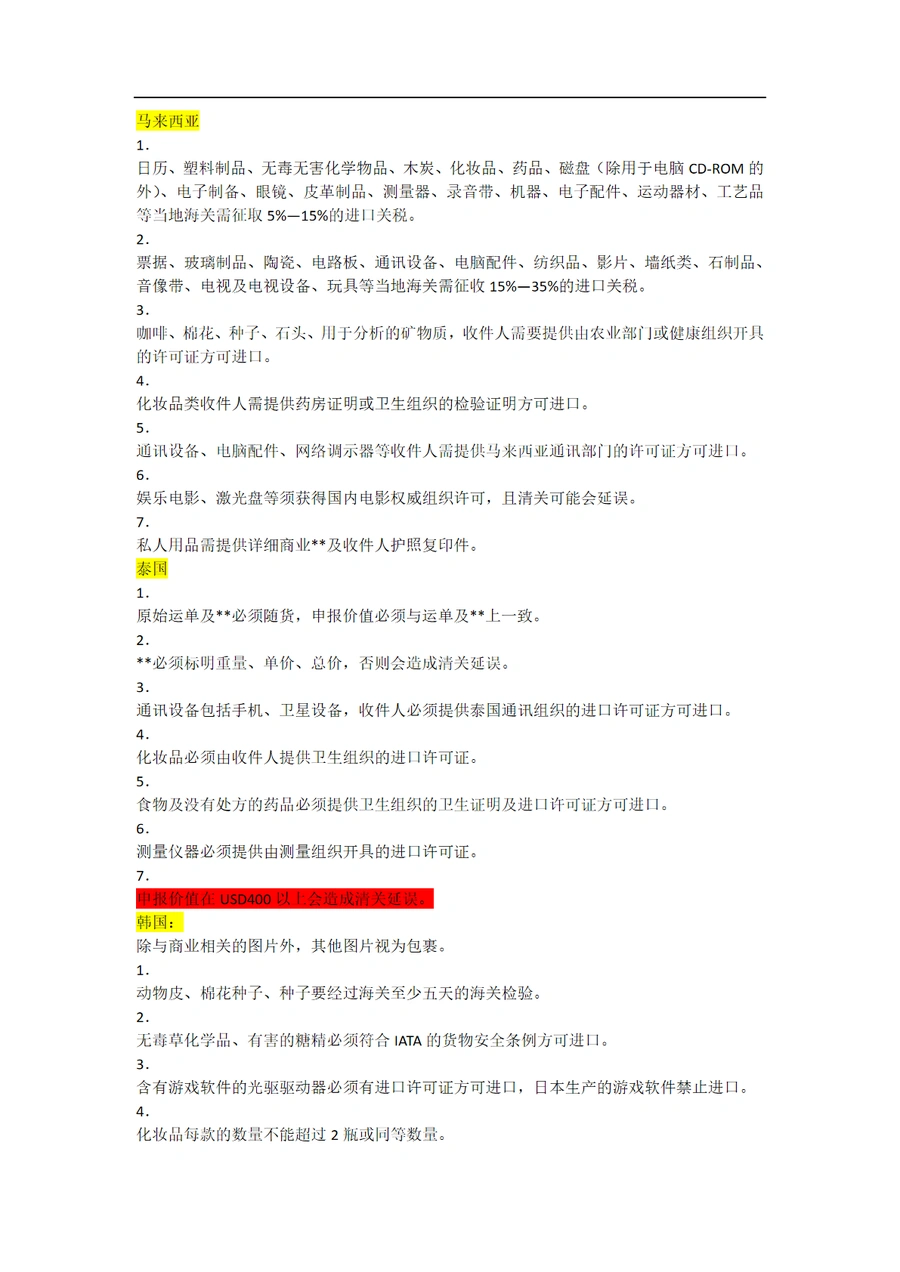 跨境电商全球海关操作规定指南-5页
