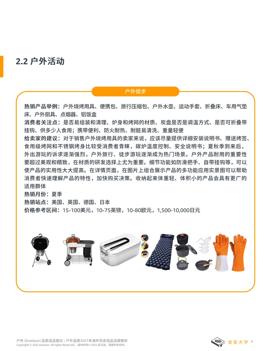 2021年户外品类选品建议及市场趋势分析-文章场景图