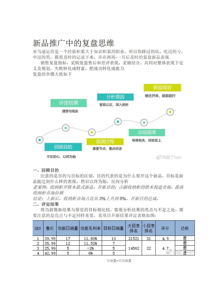 新品推广中的复盘思维-2页