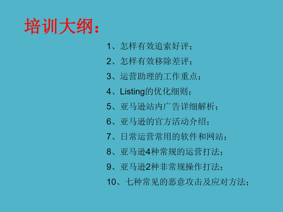 亚马逊大卖家内部运营与广告策略全解析-60页