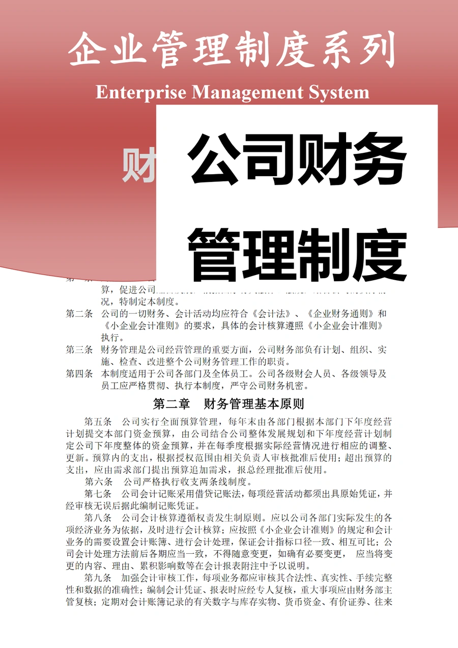 跨境电商企业财务管理制度与实操指南-7页
