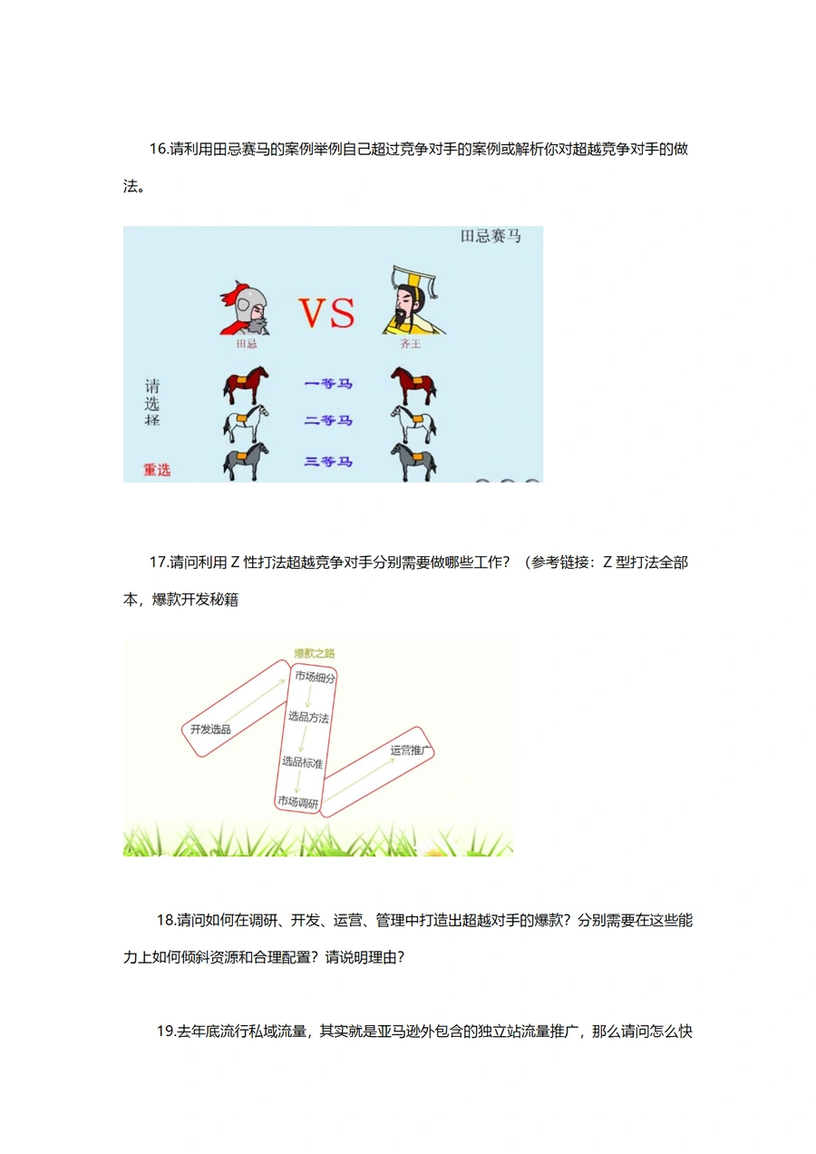 跨境电商高级运营与产品开发面试题全集-文章简介图