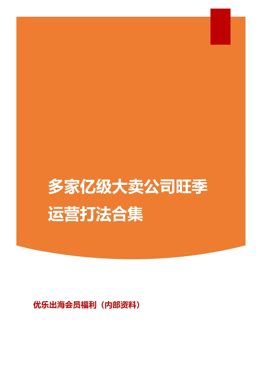 2025年跨境电商旺季运营策略与黑五Prime Day实战指南-7页
