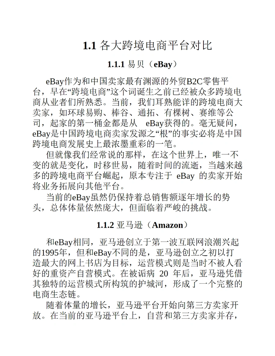 亚马逊跨境电商运营宝典-文章简介图