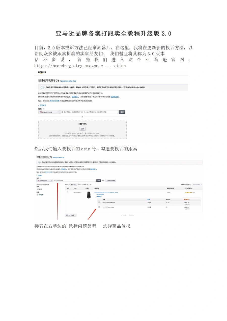 亚马逊品牌备案打跟卖全教程升级版3.0-3页