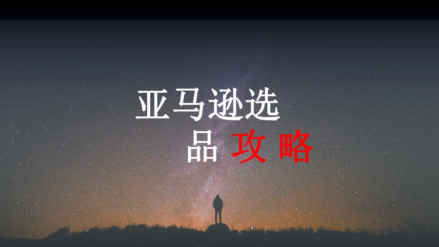 亚马逊选品攻略渠道方法大全-72页