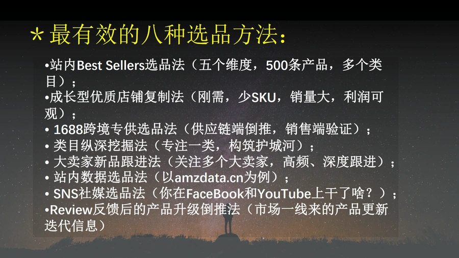 亚马逊选品攻略渠道方法大全-文章场景图