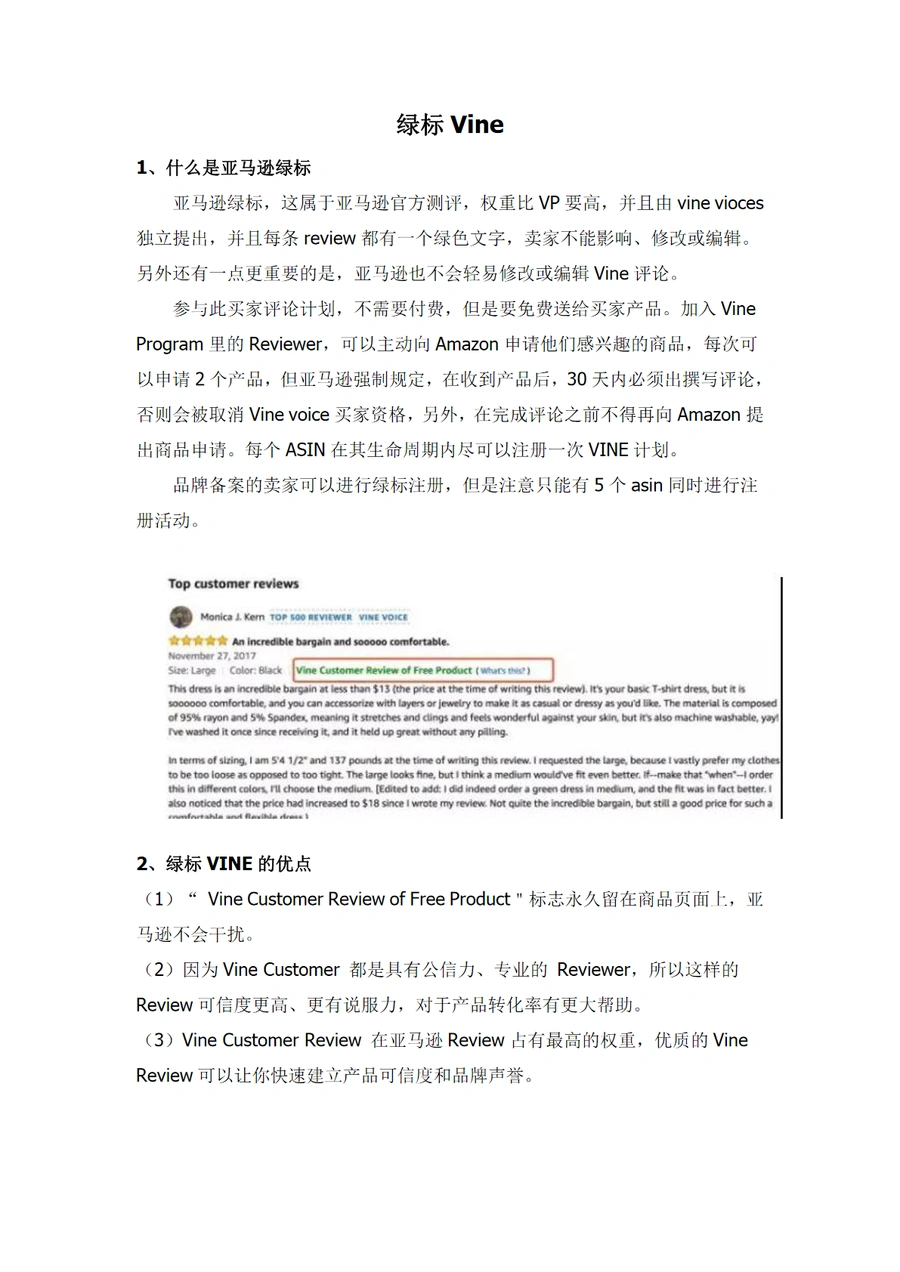 亚马逊绿标Vine计划全解析-2页