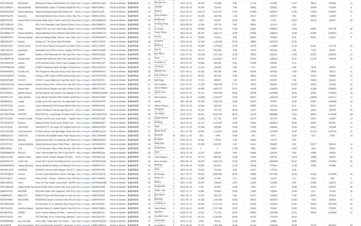 2023亚马逊圣诞季爆款数据分析表-18863行-25个子表