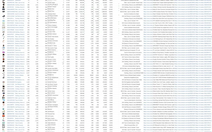 2024年5月亚马逊美国站爆款新品数据汇总-4994行-2个子表