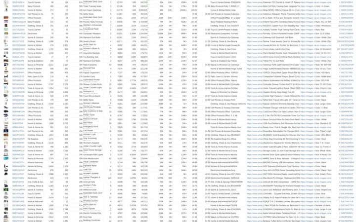 2024年1月亚马逊爆款5000新品数据分析报告-5894行-1个子表