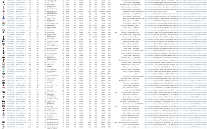 2024年6月US亚马逊爆款新品数据汇总-5098行-2个子表