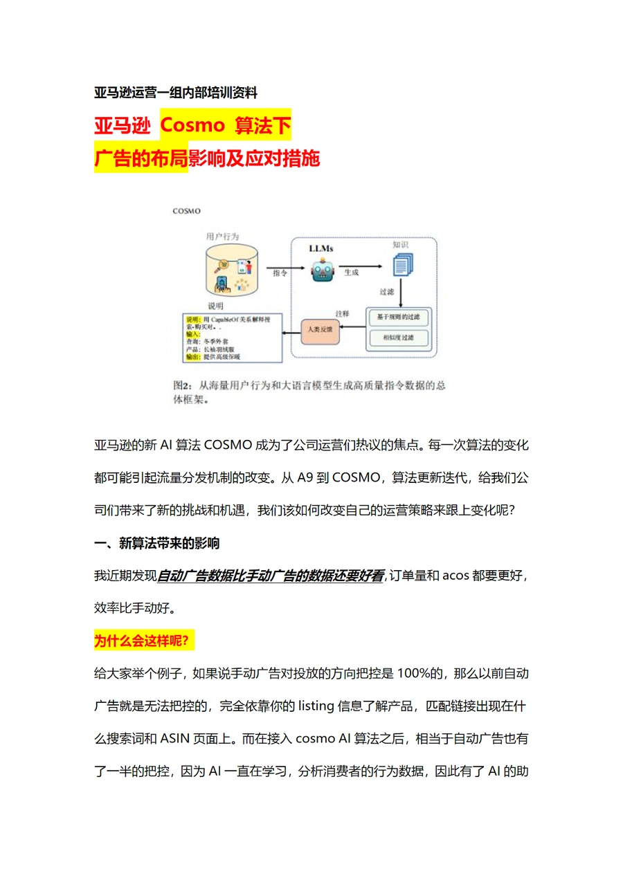 亚马逊COSMO算法下广告策略优化指南-11页