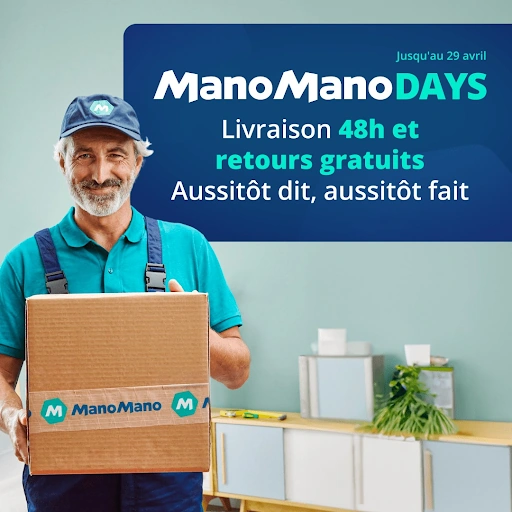 市场趋势｜ManoMano 2024上半年战略升级：物流提速至3日达，携手Aurlane品牌联名