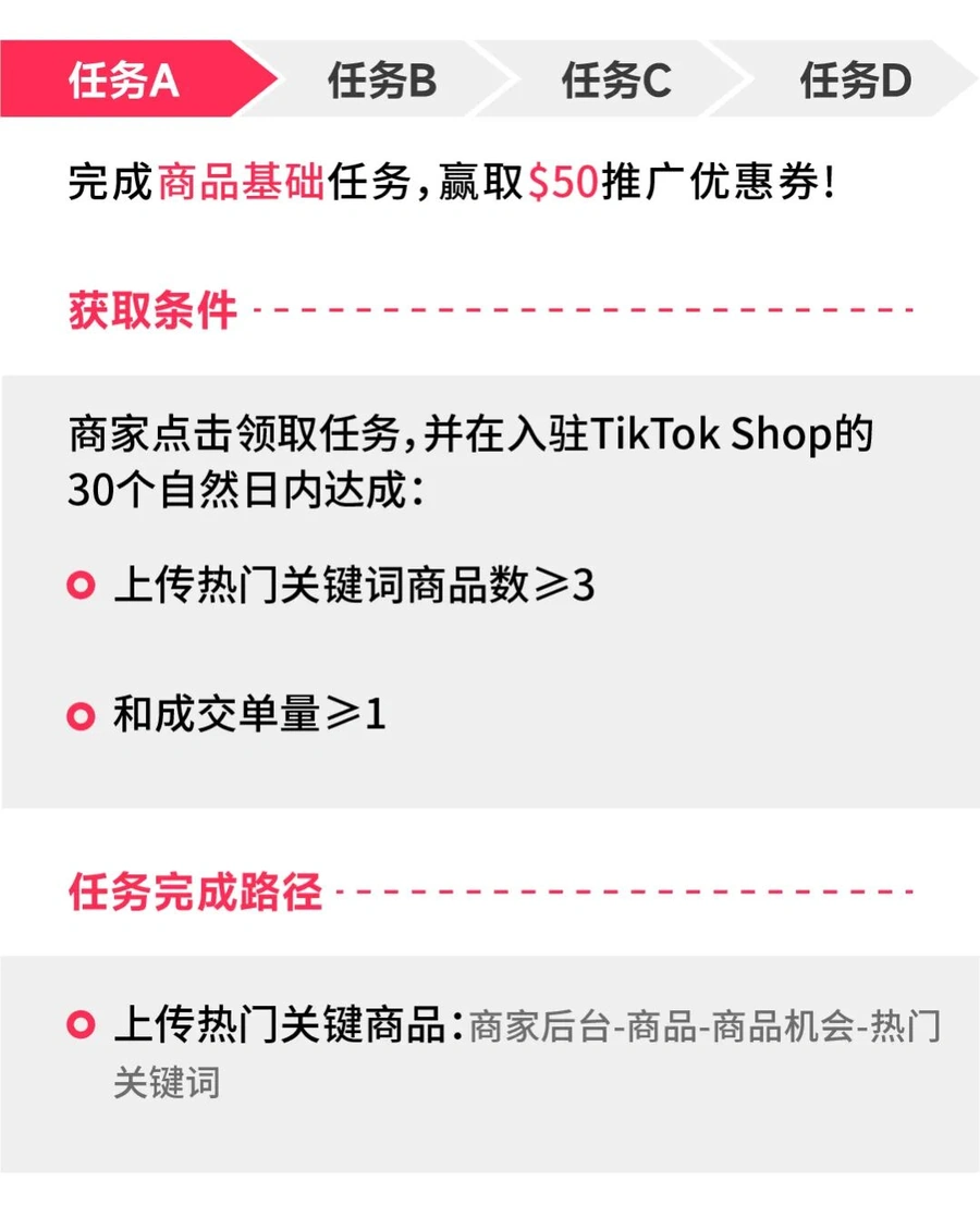 福利信息｜TikTok Shop美区新商计划：最高450美金推广券+2%佣金减免