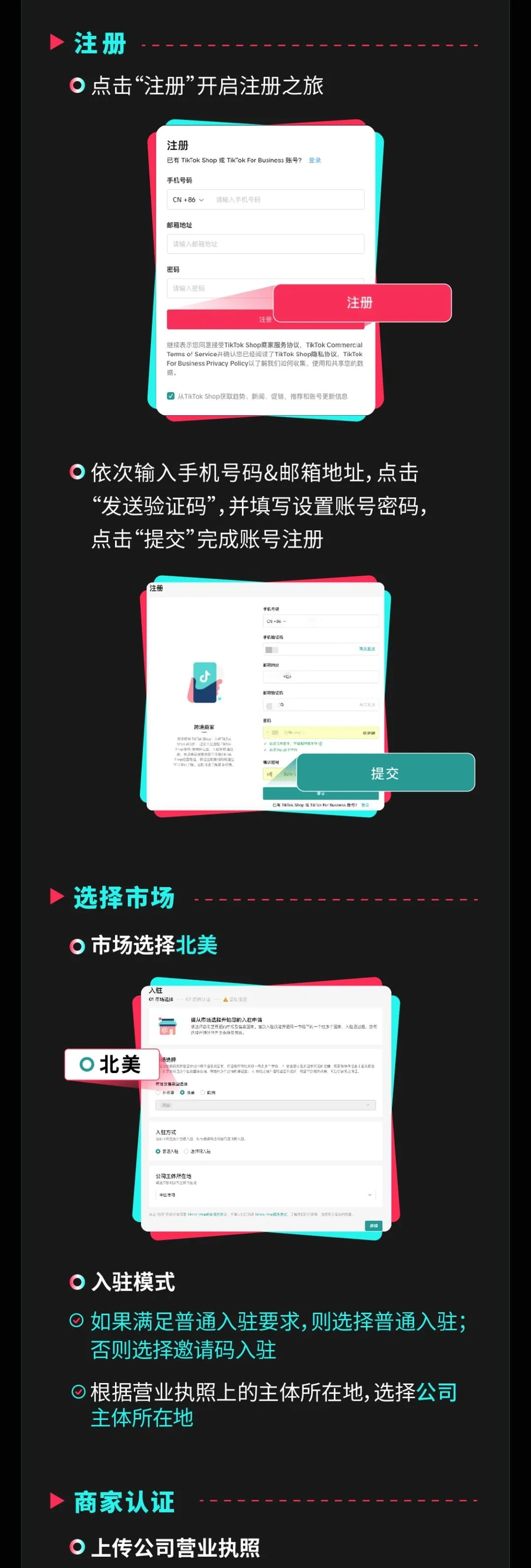 运营指导｜TikTok Shop美区跨境自运营商家入驻指南更新 中国内地/香港主体年GMV需超【200万美金】