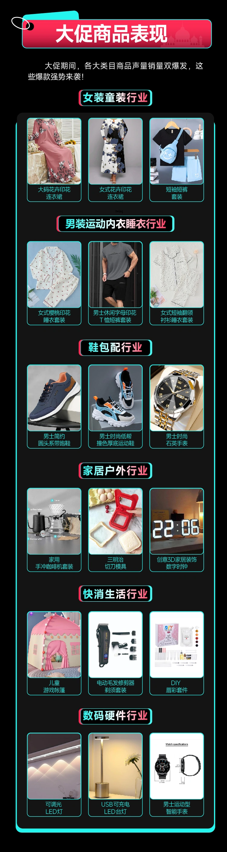 市场趋势｜TikTok Shop沙特斋月大促单日GMV飙升173%，家居女装类目现爆款机会