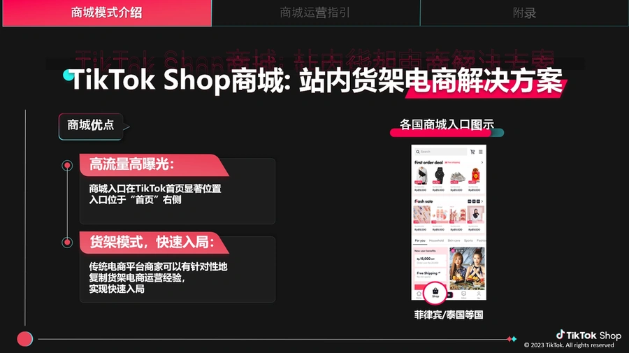 市场趋势｜TikTok Shop东南亚商城上线，卖家GMV占比达【24%】新增长引擎
