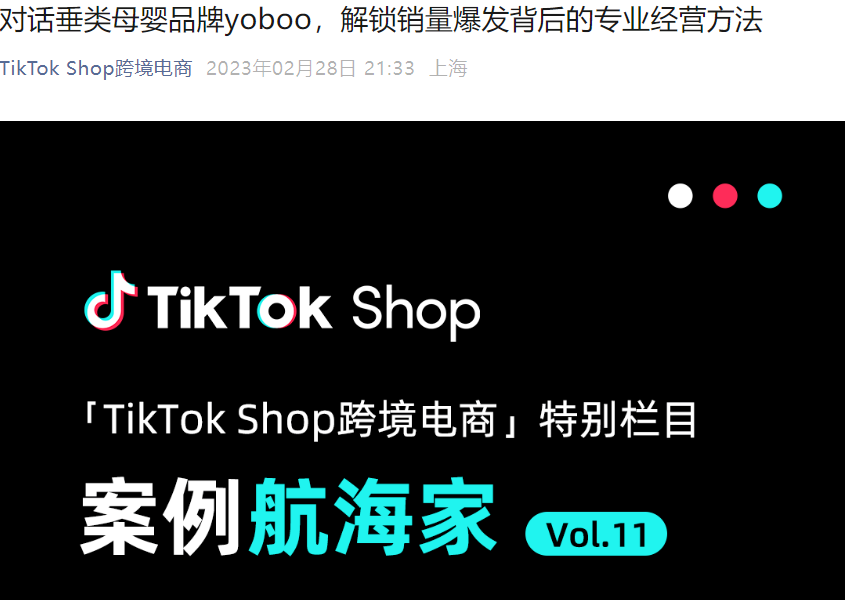 卖家故事｜yoboo母婴品牌菲律宾月销增长【100%】成为垂类第一