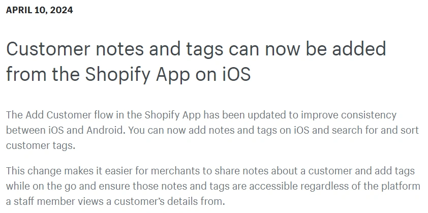 服务动态｜Shopify APP优化客户管理功能 提升跨平台操作一致性