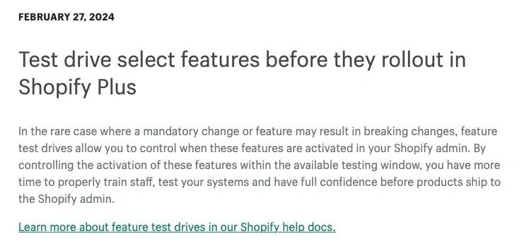 服务动态｜Shopify全平台上线订单换货功能 Plus商家享沙箱测试特权