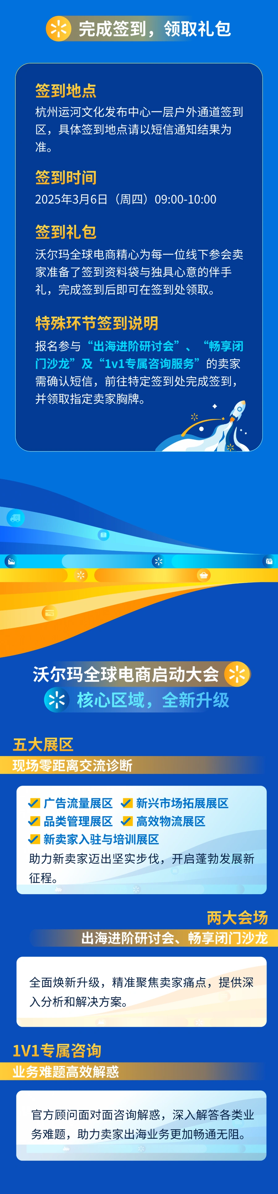 官方活动｜沃尔玛全球电商启动大会3月6日杭州举办 新卖家最高享75000美元激励