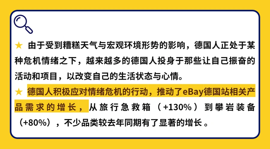 市场趋势｜eBay德国站反emo品类销量暴涨【650%】压力锅攀岩设备成热门
