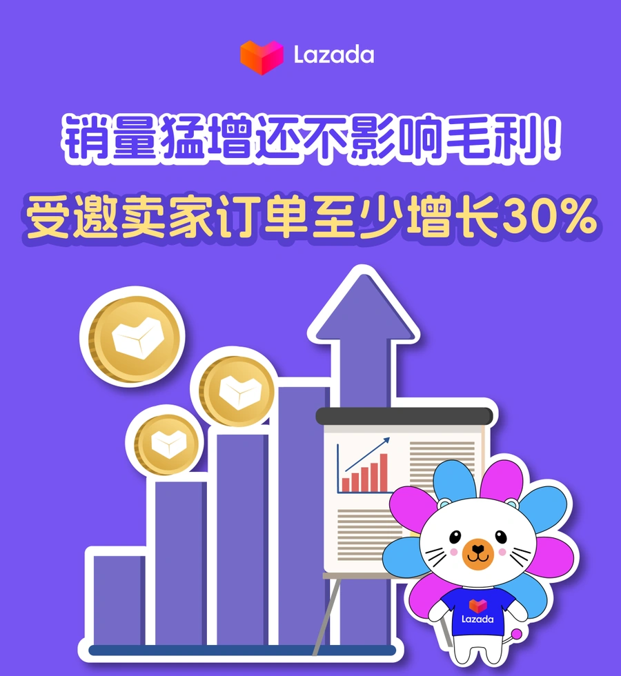 福利信息|Lazada Global Plus物流补贴降费【78%】 订单增速超大盘【30%】-文章封面图