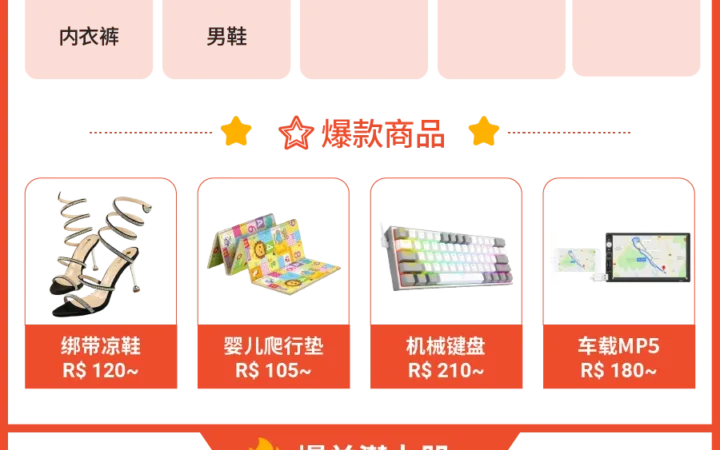 市场趋势｜Shopee 12.12大促6大市场热销选品榜单公布 含具体品类和价格区间