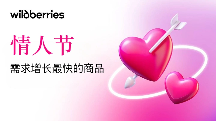 市场趋势｜Wildberries俄罗斯情人节个性化礼物需求增长【50%】 浪漫家居用品热销