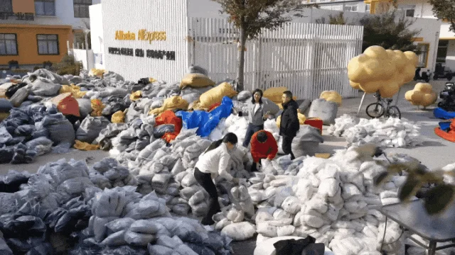 卖家故事｜常熟速卖通商家双11黑五订单翻【5倍】 产业园包裹铺满整条街