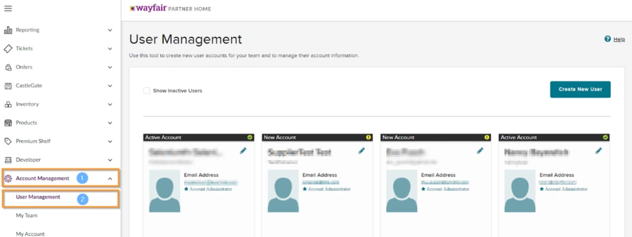 运营指导｜Wayfair Partner Home权限管理详解：My Team与User Management功能区别