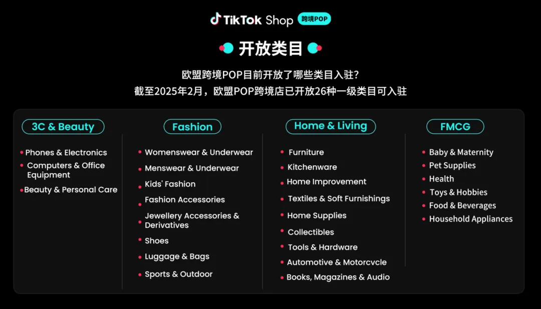 福利信息|TikTok Shop欧洲跨境POP新商政策发布 最高30900美金激励 10月29日专场直播-文章封面图